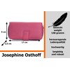 Josephine Osthoff Bremen Compact Genuine Leather Wallet with RFID Protection,