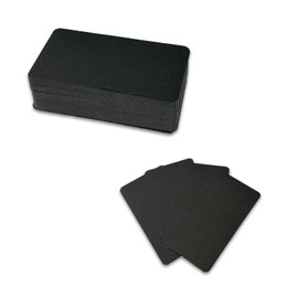 Desuibao 120 x Mini Coloured Index Cards 5 x 9 cm Blank Pastel Note Cards Cute Unlined for Small Business Messages Learning Writing Black