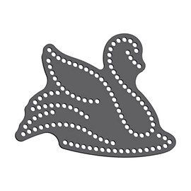 Rhinestone Genie SWAN 5" Magnetic Rhinestone Template, Black