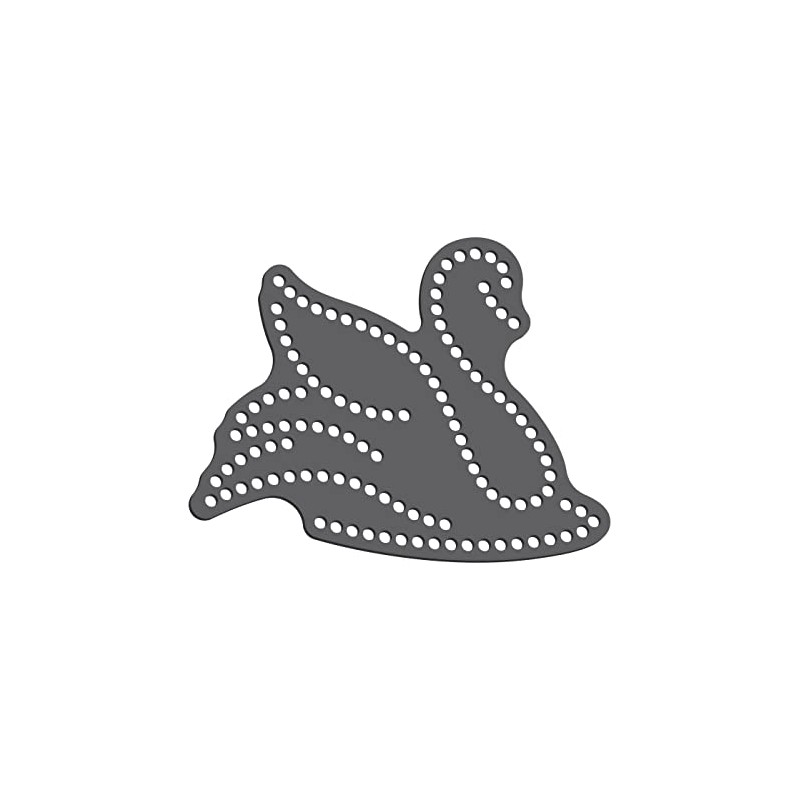 Rhinestone Genie SWAN 5" Magnetic Rhinestone Template, Black