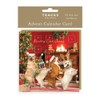 Advent Calendar Dog Conga Christmas Card - 24 Doors Fun