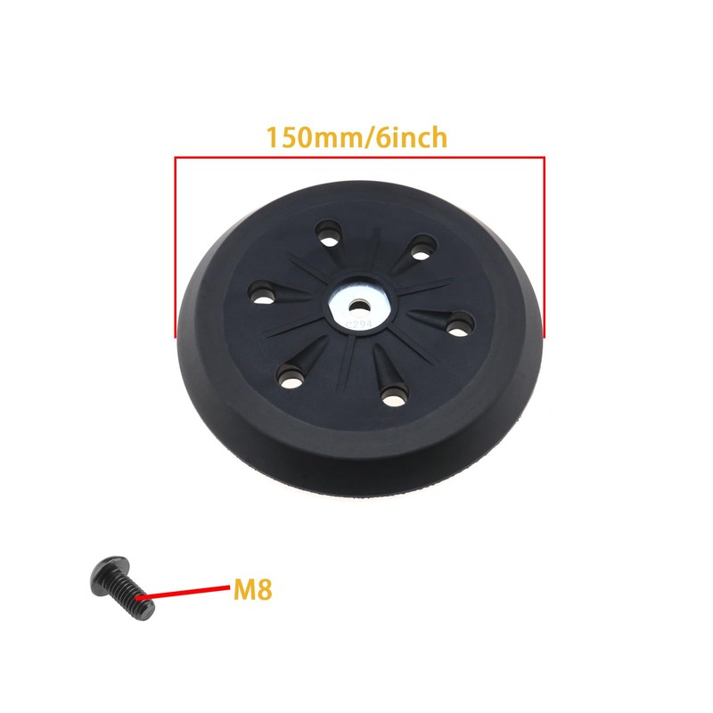 eMagTech Hook & Loop Backing Pad 6 Inch 150mm 6