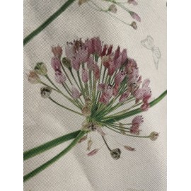 khevga Table Runner Spring Summer Table Decoration Allium Flower 150 x 40 cm