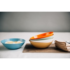 Harfield 15cm Polycarbonate Plastic Bowl - White (Pack of 4)