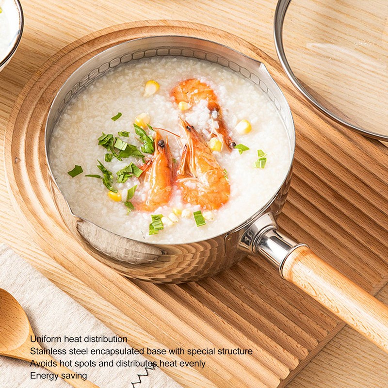 Stainless Steel Instant Noodle Pot Professional Efficient Even Heating Prevents
