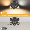VANoopee 5 Color 3 Light LED Ceiling Spot Light Indoor