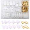 Ruidee 380 pcs Automotive Electrical Wire Connectors Kit 2.8mm 2