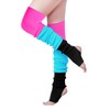 v28 Women Over Knee Cable Knit Ribbed Crochet Long Boot