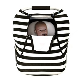 AMAZLINEN Stretchy Baby Car Seat Covers For Boys Girls,Winter Infant Car Canopy,Snug Warm.