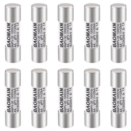 Baomain Solar PV Fuse, gPV Type Fuse Link PV-30 10 X 38 mm,4A 1000V DC,33kA, CE Listed Pack of 10