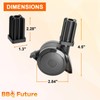 4 Pack 70360 Locking Caster with Insert for Weber Spirit