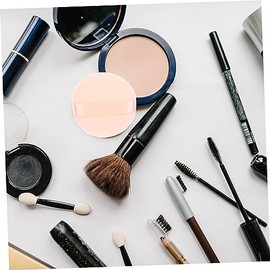 4 Piezas Esponjas Maquillaje Redondas Para Polvo Traslúcido Y Polvo Compacto Puff De Colchón De Aire Para Aplicar Base Uniforme En Casa Y Viaje Tamaño S 1.92X1.92X0.43In