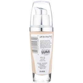 LOral Paris L'Oreal Paris True Match Lumi Healthy Luminous Makeup, N1-2 Soft Ivory Classic Ivory , 1 fl; oz.
