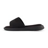 CUSHIONAIRE Women's Eva Memory Foam slide Sandal with +Comfort, Black