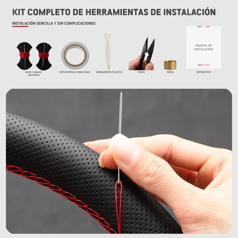 Funda Cubre Volante Toyota Tundra Tacoma 2012-2019 Piel Real