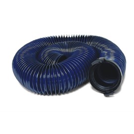 Valterra D04-0121 20' Blue Standard Bulk Quick Drain with Straight Hose Adapter