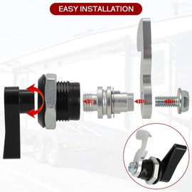 AUTOVIC Door Latch Rebuild Kit for RV Generator Service Access Replacement 406-0779