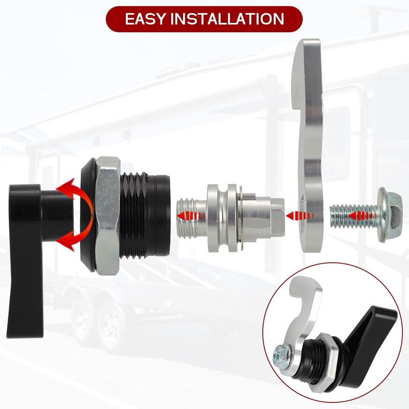 AUTOVIC Door Latch Rebuild Kit for RV Generator Service Access