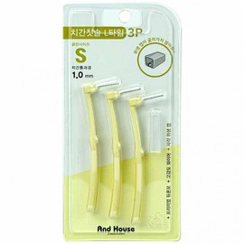 Dental interdental brush L type 3P S 1.0mm 10ea