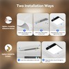 KINDEEP Rechargeable Motion Sensor Ceiling Light: Wireless Ceiling Light with