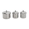 Stainless Steel Nail Powder Holder Thickening Sturdy Dustproof Smooth Surface