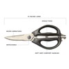 Kitchen Scissors: Heavy Duty Stainless Steel Utility Kitchen Shears for