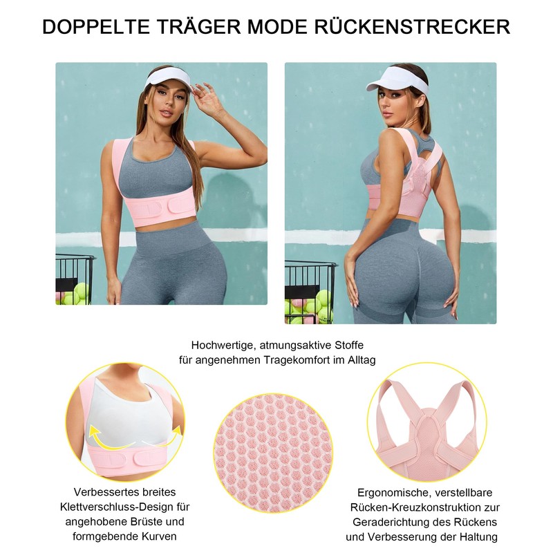 Junlan Back Straightener Posture Corrector Back Women and Men Shoulder