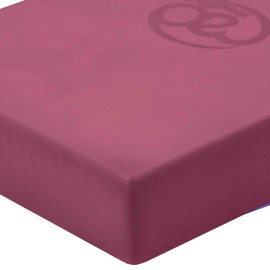 Yoga-Mad EVA Yoga Block, High Density Non Slip Block for Yoga, Pilates and Home Workouts, 30cm x 20cm x 5cm