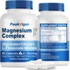 PeakVigor Magnesium Complex 90 Capsules | High Absorption | 5-in-1