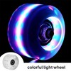 XIAOJUN 4Pcs Roller Skate Wheels Luminous, with Bearings Outdoor Roller