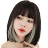 Wig Premium Line Inner Color Line Women's Wig Bob Small
