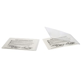 Laminating Pouches Credit Card ID Size - Cold Seal Self Lamination - Pack 2