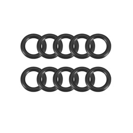 Boxonly Nitrile Rubber O-Rings 31mm OD 28mm ID 1.5mm Width Metric Sealing Washer Round O-Ring Gasket O Rings Seal Grommets, Black, Pack of 50