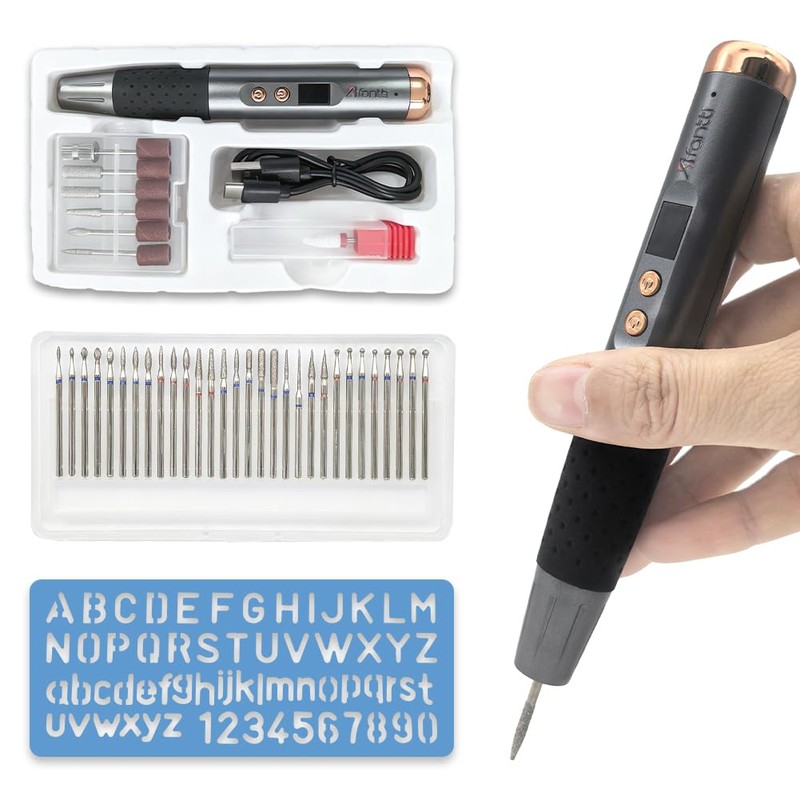 Afantti Cordless Engraving Pen Etching Tool Engraver Etcher Kit |