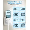 Digital Timer Socket with Countdown and Loop Mode, Maxcio Programmable