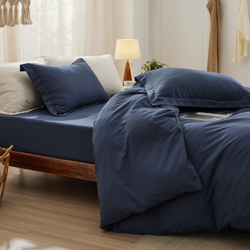 Bedsure Bedsure Duvet Cover King Size with Fitted Sheet -
