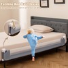 BABY JOY Bed Rails for Toddlers, Extra Long, Swing Down