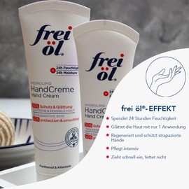 frei öl HYDROLIPID Hand Cream, Care & Protection, 24 Hour Moisture, Quick-Absorbent, Non-Greasy, Vegan, 75 ml