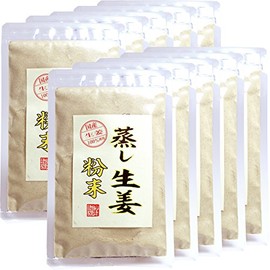 [100% Domestic] Steamed Ginger Powder, 1.6 oz (45 g) x 10 Bag Set, Additive-free, Sugamo Ochaya Sannenen