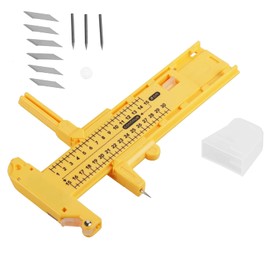 Fyearfly Circle Drafter, Circle Cutter for Circles, Compass Cutter, Compass Cutter, Rotary Compass, Circle Cutter, Paper, Cardboard, Rubber, Leather, Art, Craft, Tool