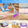 Mop Slippers Shoes Cover Duster - Microfiber Mopping Slippers for