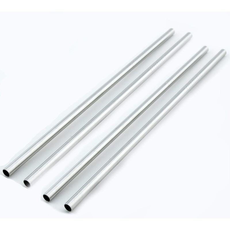 4 Stainless Steel Drinking Straws fits Yeti Tumbler Rambler Cups