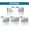 4pcs Square Hole Drill Bit Woodworking Hole Saw Mortising Chisel