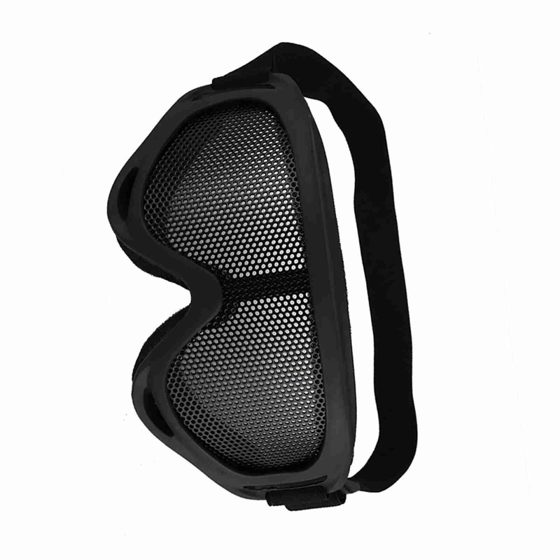 X400 Tactics Mesh Goggles Steel Lenses Sunglass Outdoor Paintball Eyewear