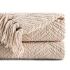 Battilo Beige Throw Blanket for Sofa Bed Couch Chair, Beige