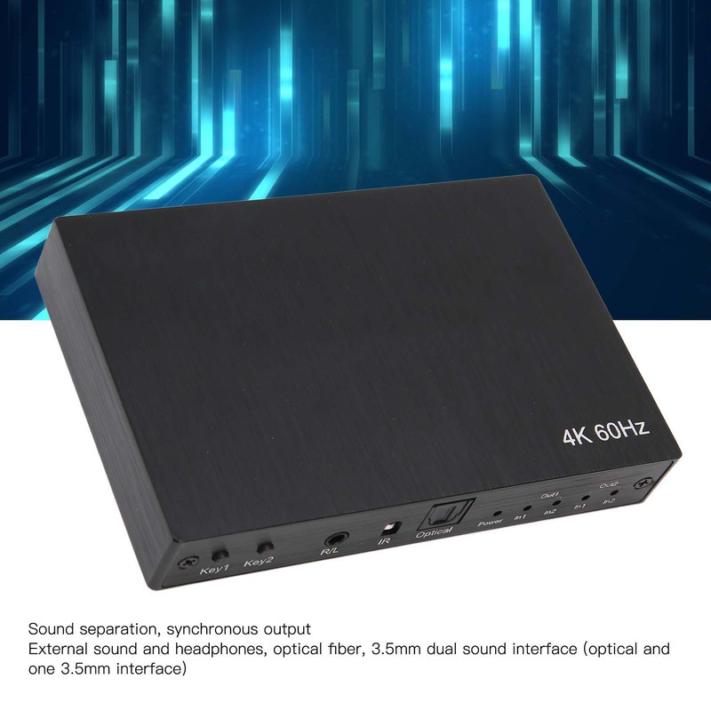 4K 60Hz HD Multimedia Interface Switch Splitter 4K 3D 1080P