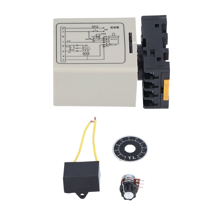 BERM AC Motor Speed Controller Regulator Split 1 Phase 6W‑200W