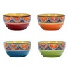 Bico Tunisian Cereal Bowls Set of 4, 26 oz Deep