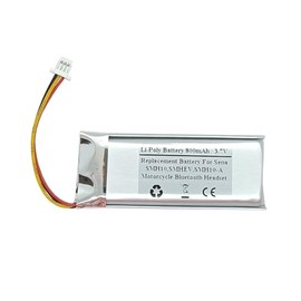 STARTONG 800mAh 3.7V Replacement Battery Compatible with Sena SMH10, SMHEV, SMH10-A Motorcycle Bluetooth Headset, Helmet Intercom, SNO-702050PCN-S