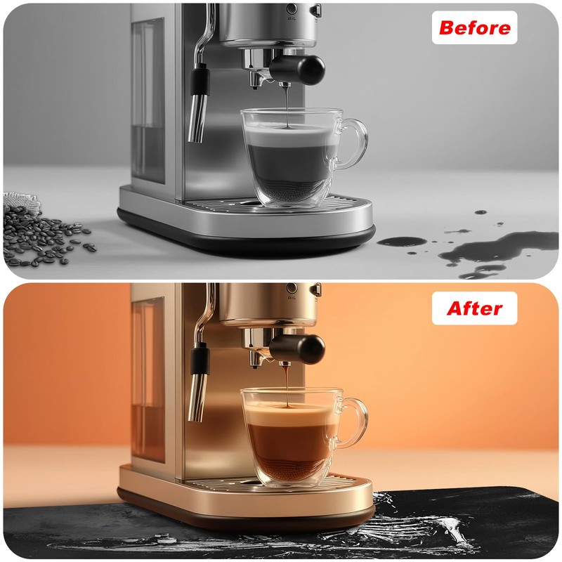 Coffee Mat,Coffee Bar Accessories Fit Under Coffee Maker Espresso Machine,Anti